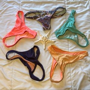 Victoria’s Secret Bottoms set of 5